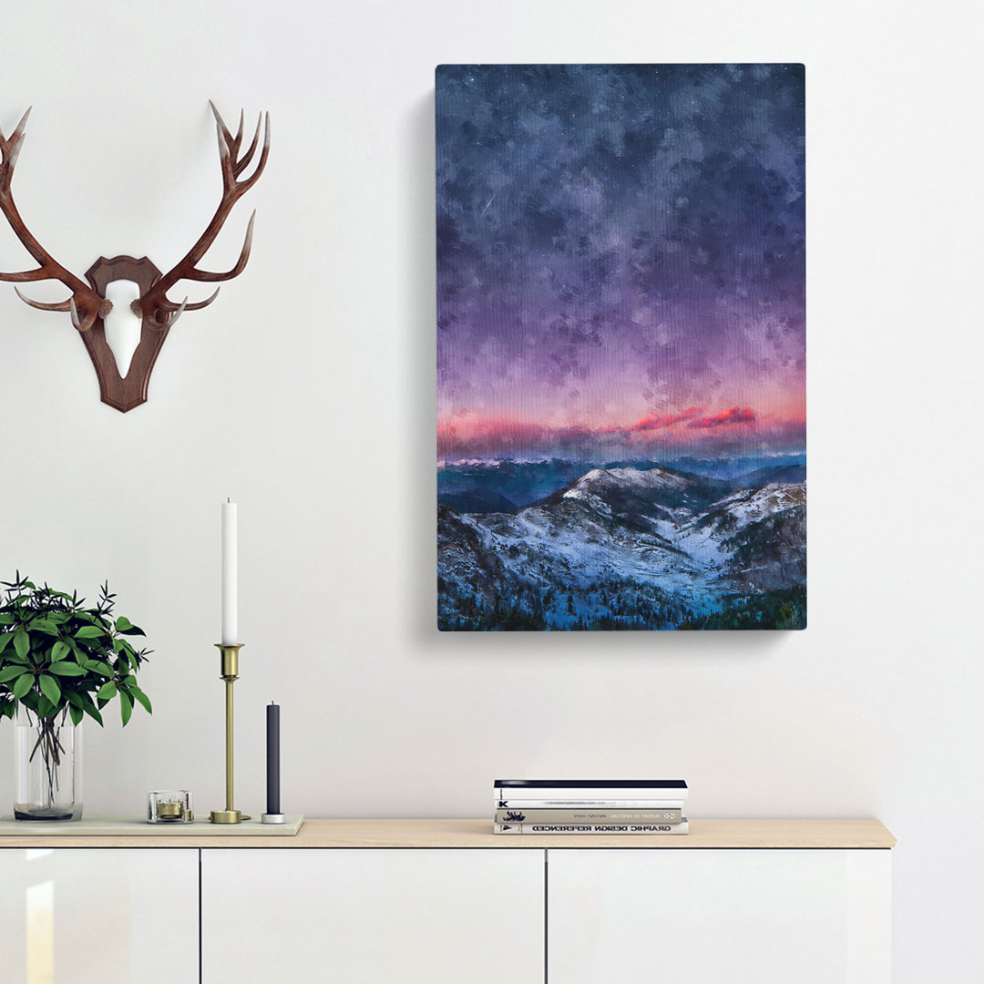 Mountain Peaks In The Dolomites Italy - Wrapped Canvas