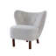 Fauteuil d'appoint en sherpa Zusud