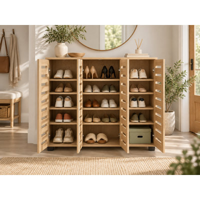 30 Pair Shoe Storage Cabinet