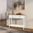 Rustic Console Table entry table console table with drawers, Bottom Shelf, and Anti-Tip Kit-128850592