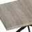 Stretch Dining Table With Storage Box, Fine Sand Cross Iron Foot Base Dining Table, For 4-6 People-112805769