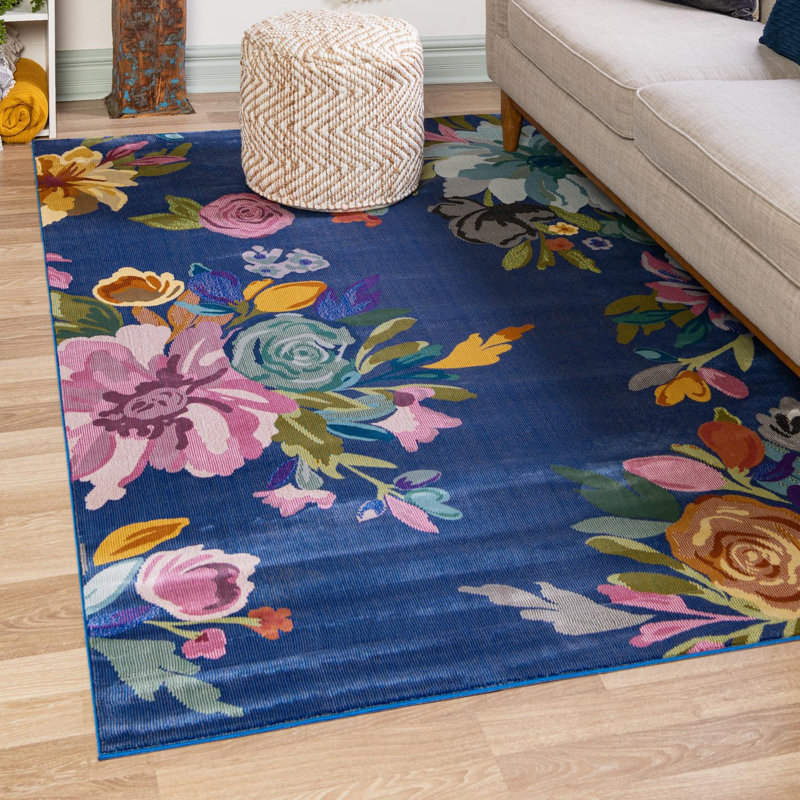 Corderro Floral Indoor Rug, Rectangle 10' x 14'
