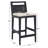 Velga Solid Wood Upholstered Counter Stool -1908621502