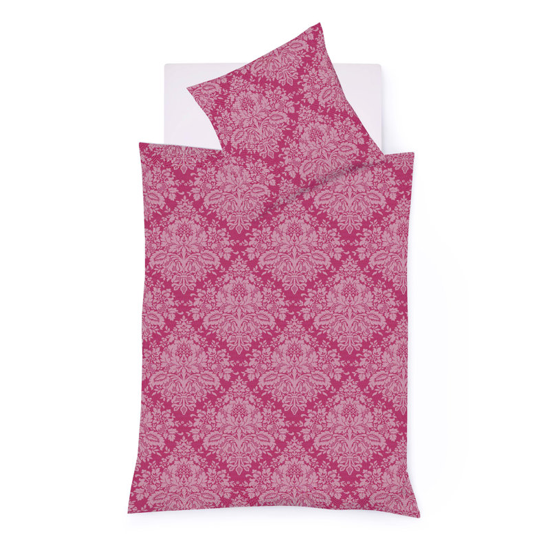 Lech Duvet Cover Set, Red, 200 x 220cm - 2 Pillowcases (80 x 80 cm)