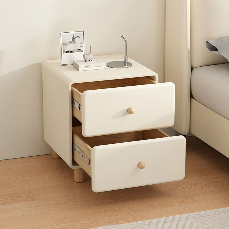 Tables de patio minimalistes en bois massif blanc 17,72 po