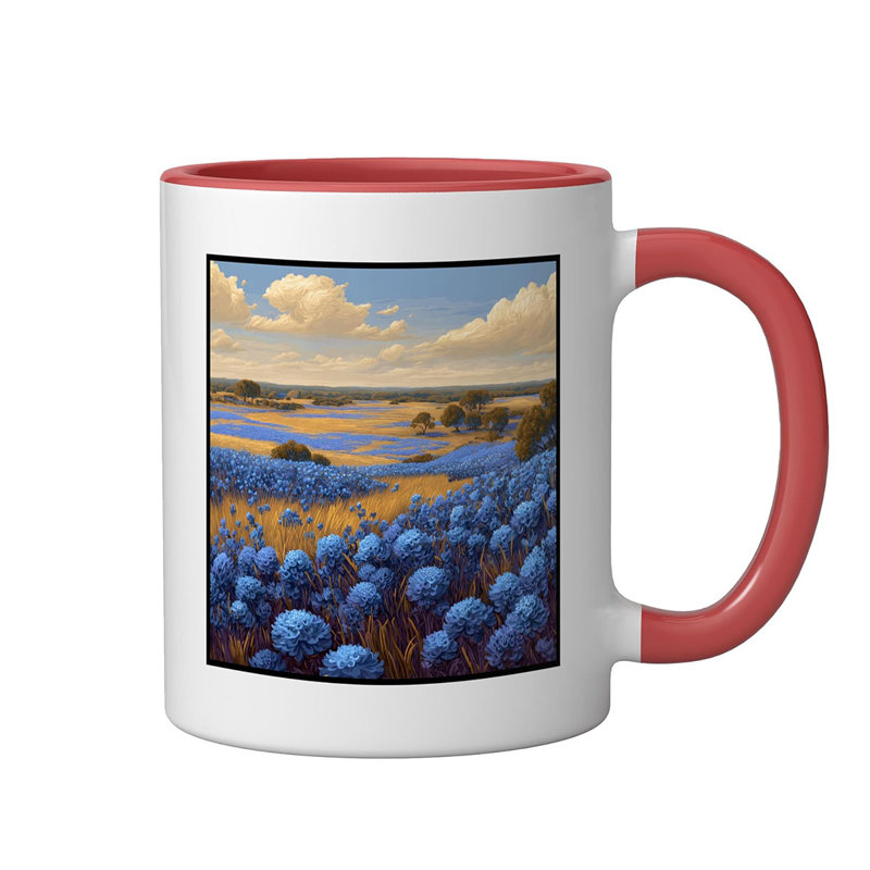 Ceramic Coffee Mug, Red
