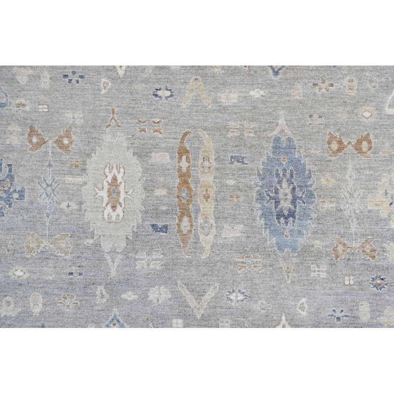 Oushak Hand Knotted Wool Oriental Area Rug