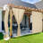  2 Panels Rod-Free Outdoor Curtains for Patio Waterproof, Sticky Top & Back Tab Bottom with Free Rope for Wind Resistance, Weatherproof Drapes for Gazebo/Porch-2128579117-2128579113