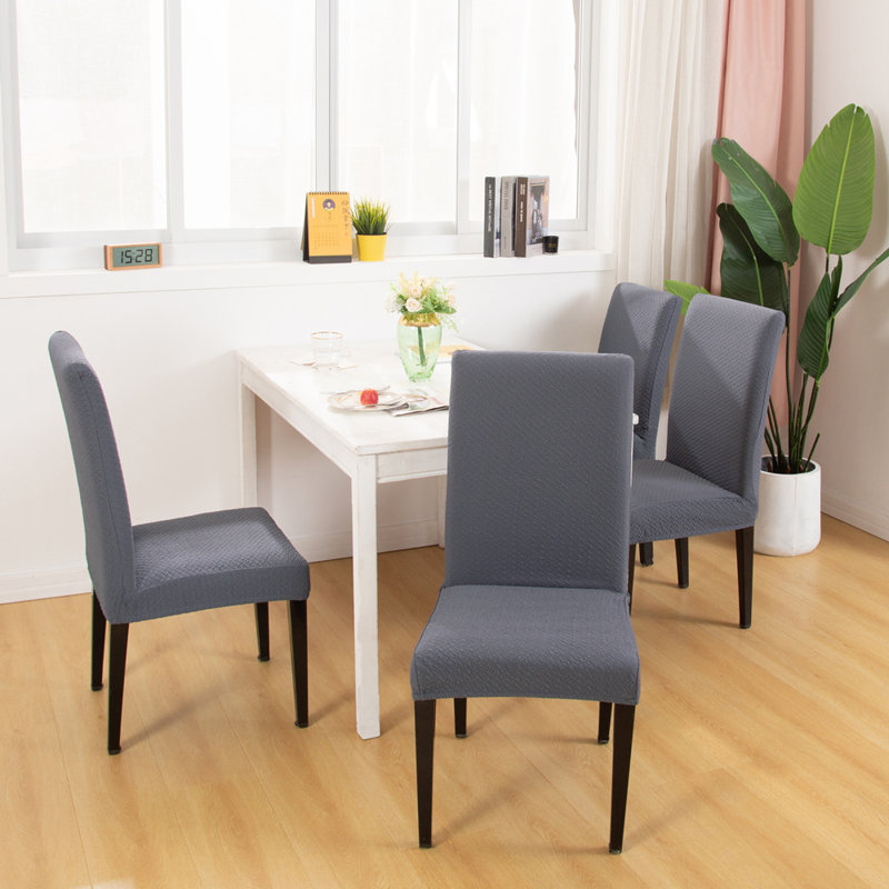 Housse pour chaise de salle à manger Ashlay, Gris