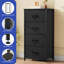  4 Drawer Fabric Dresser with Wooden Top and Metal Frame for Closet Storage-100500994