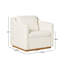 Fauteuil pivotant rembourré Modern Farmhouse-688178224