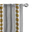 Striped Semi-Sheer Rod Pocket Curtain Panels-45988919