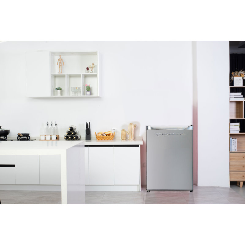 FRIGIDAIRE 3.0 CU. FT. Upright Freezer Stainless Platinum Design Series, Silver
