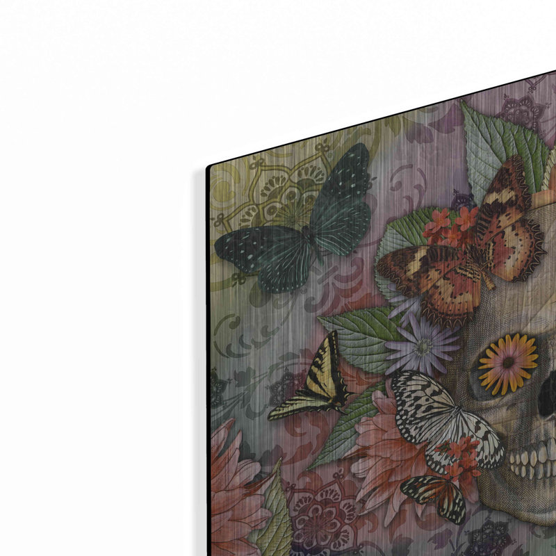 «Butterfly Botaniskull» par Fusion Idol Arts, H 12 po x l 16 po