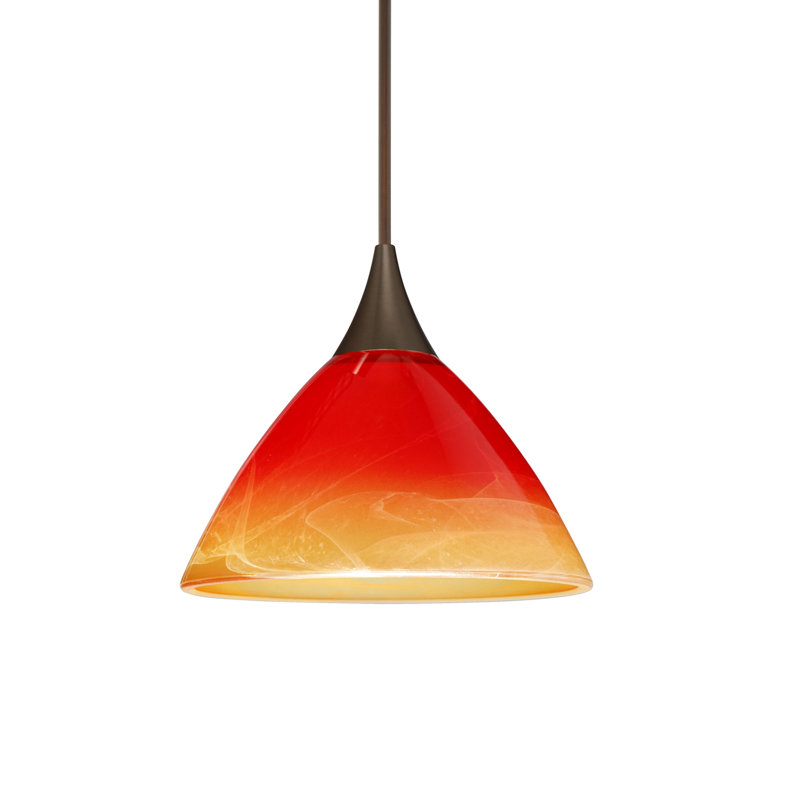 Pownal 1 - Light Single Pendant, Bronze, LED