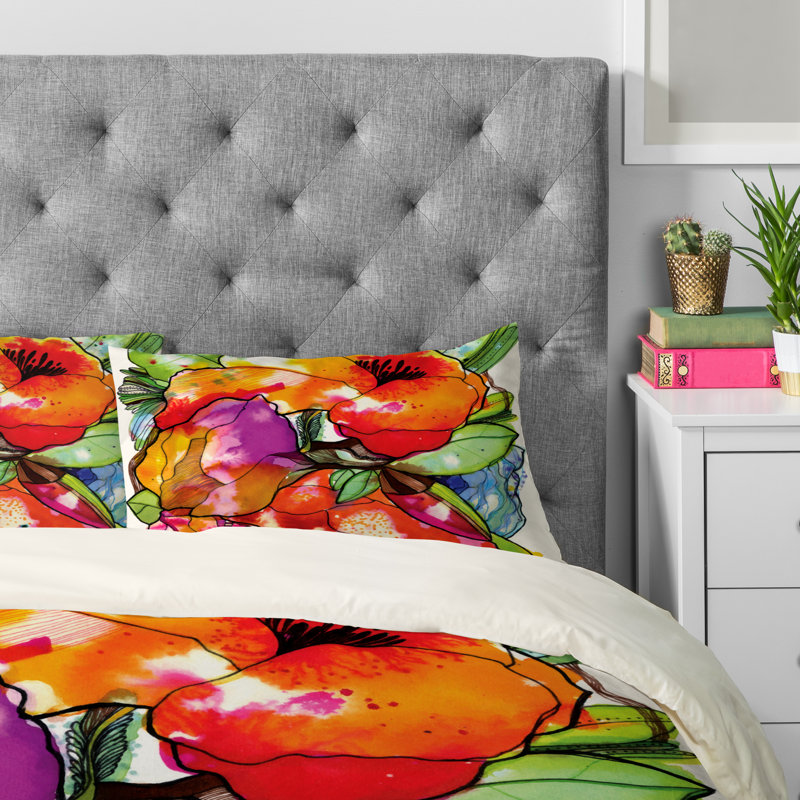 Cayenablanca Microfiber Floral, King