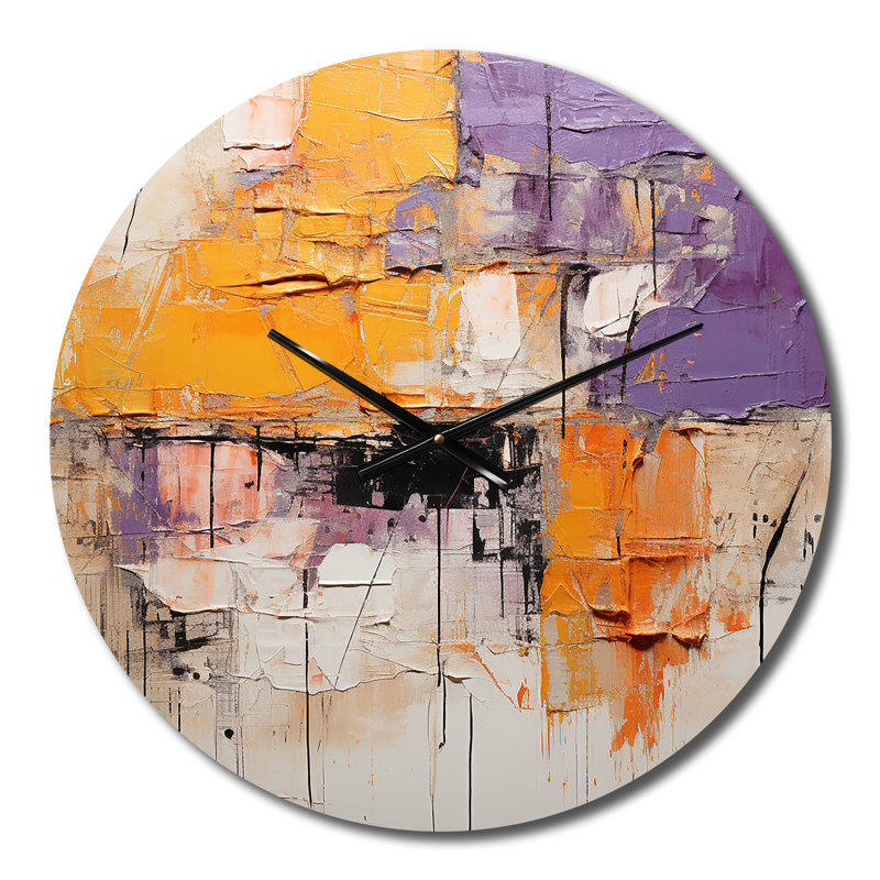 Horloge murale Collage Impressions III, Petit