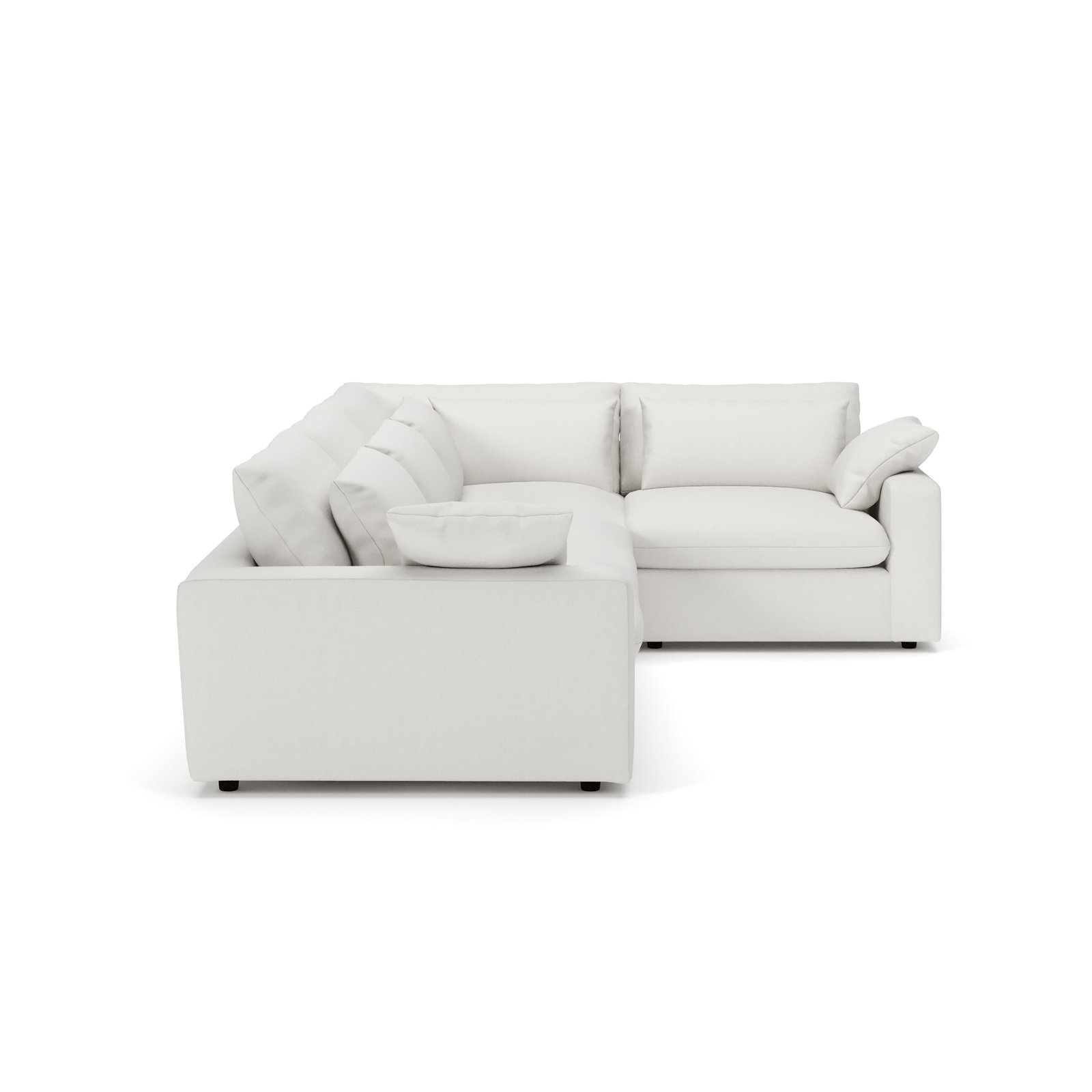 Remy Sectional, Macarena Beige Basketweave