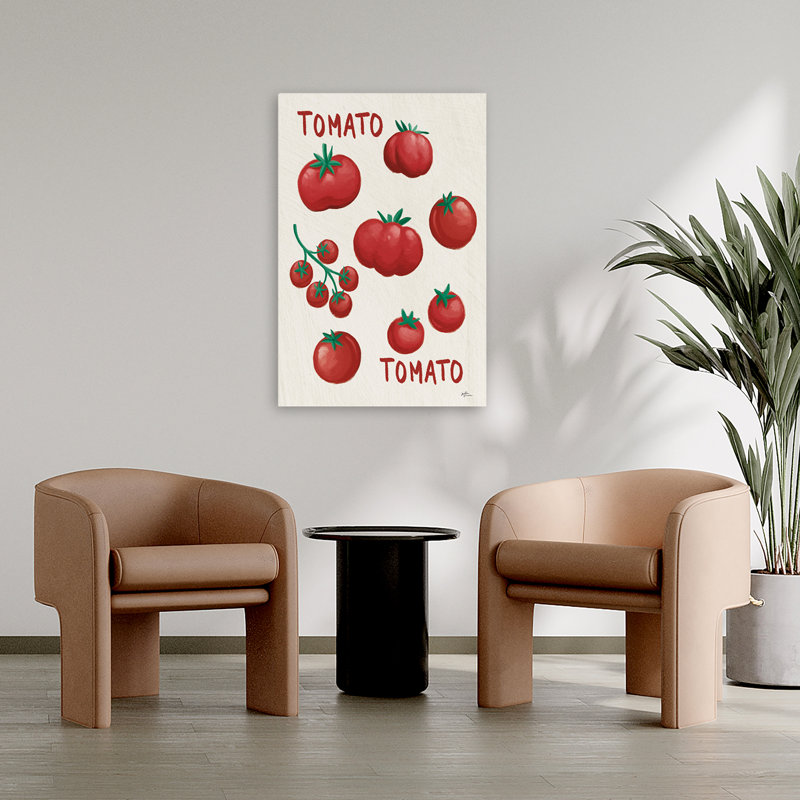 Tableau de lancer de tomate - art de jardinage de ferme beige, H 36 po x l 24 po