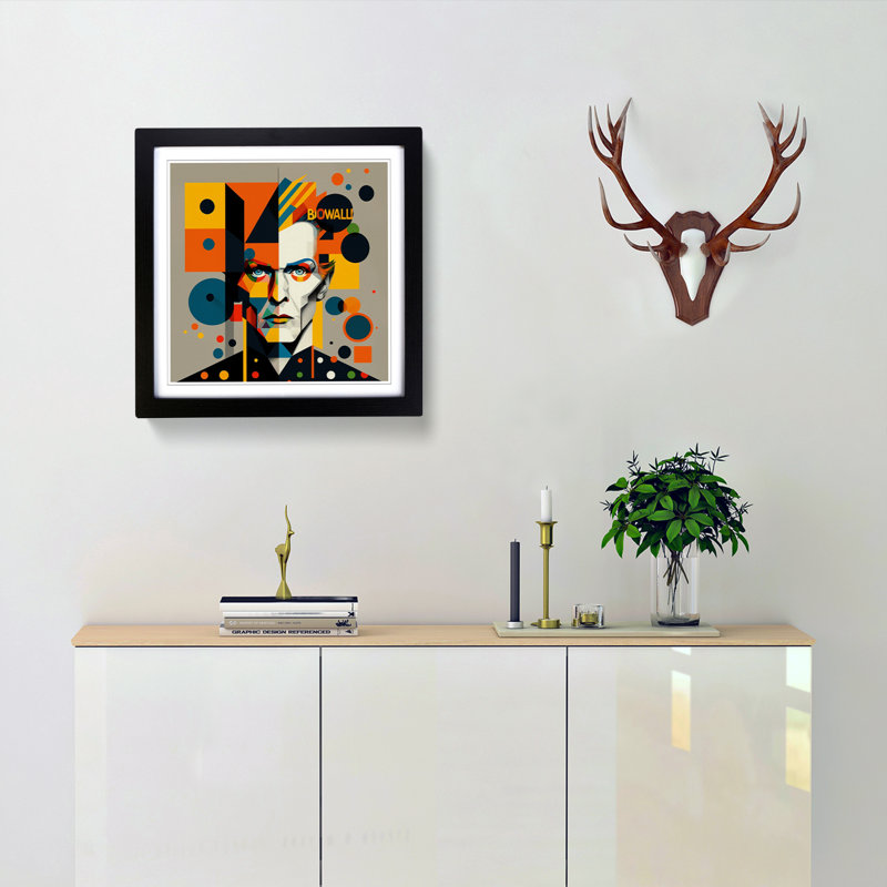 David Bowie Bauhaus - Framed Print, Black