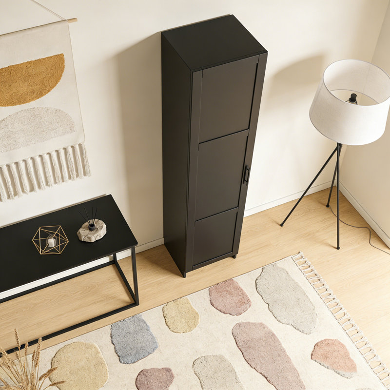 Tall Narrow Storage Cabinet, White