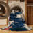 Machine Washable Watercolor Gray Area Rug-747353347