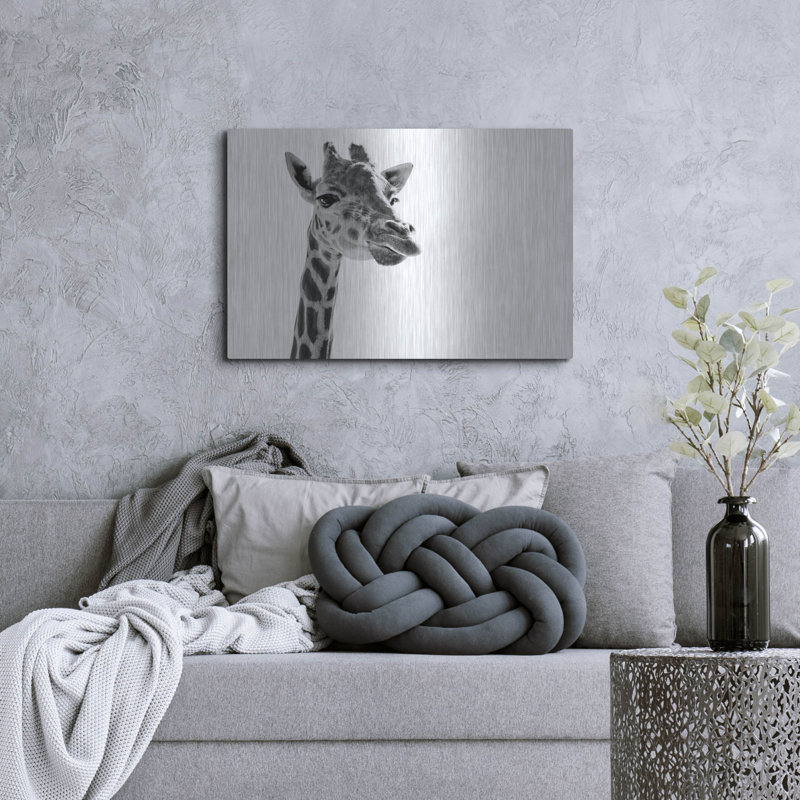 " Giraffe Expressionism " by SD Smart, 24" H x 36" W