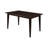 Noushin Rectangular Dining Table in Dark Brown