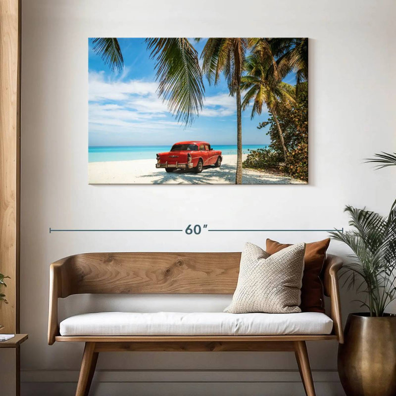 Voiture rétro Mehar Varadero Beach, H 30 po x l 45 po