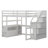 Kids Full Loft Bed with Drawers-2132386116