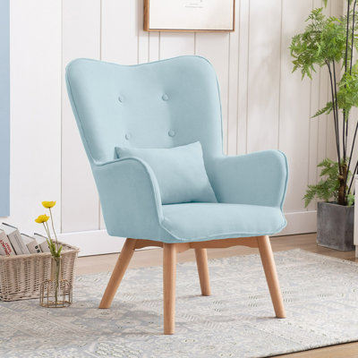 Clarksdale 64Cm Wide Tufted Wingback Chair by Corrigan Studio