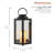 Hexagonal Battery-Operated Metal Lantern With Led Lights-52674978