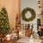 CAPHAUS Lighted Artificial Christmas Wreath, with LED Lights, Eucalyptus and Pine, Multiple Sizes-104804303