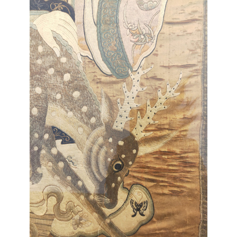 Antique Chinese - Textile Flat Weave Rug