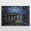 « Starry Night Over Rhone » par Vincent Van Gogh, reproduction de peinture à l'huile sur toile tendue