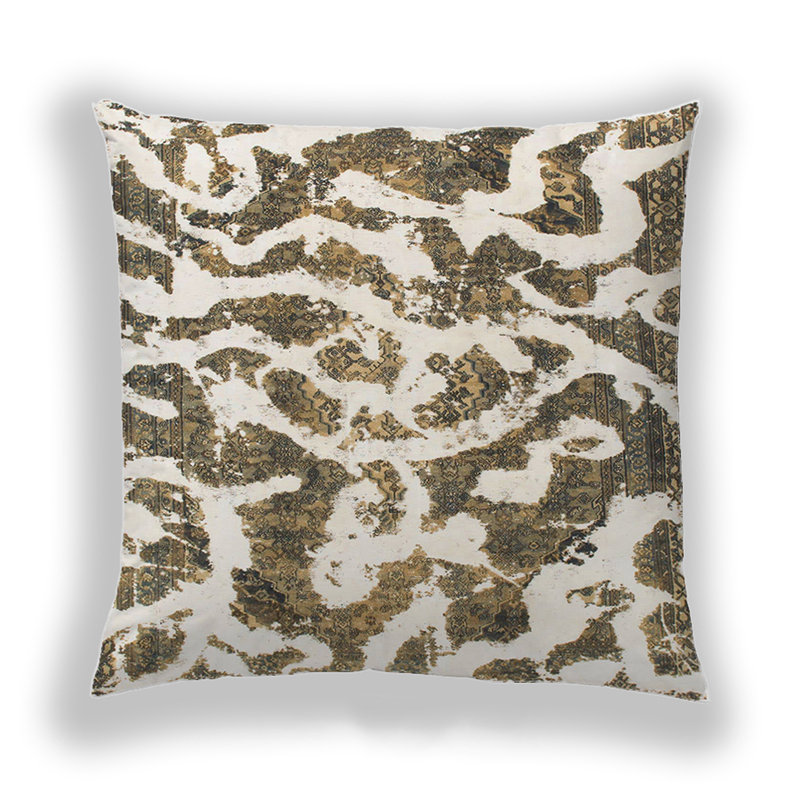 Coussin décoratif abstrait 1140, Microsuède