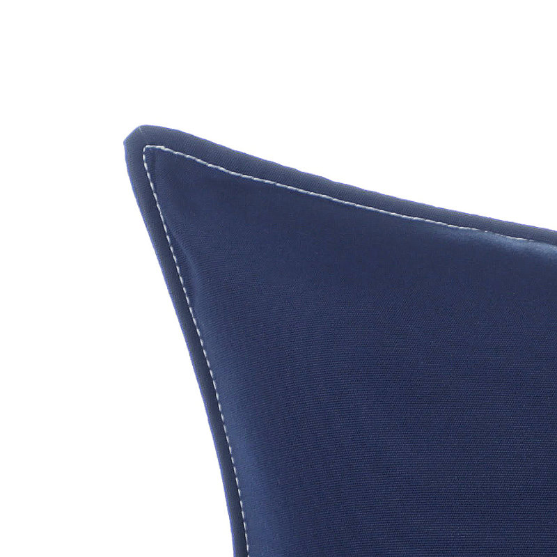 Housse de coussin et insert Everley Sunbrella, Bleu marine