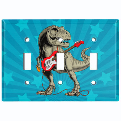 Plaque murale 3 lumières Dinosaur T-Rex