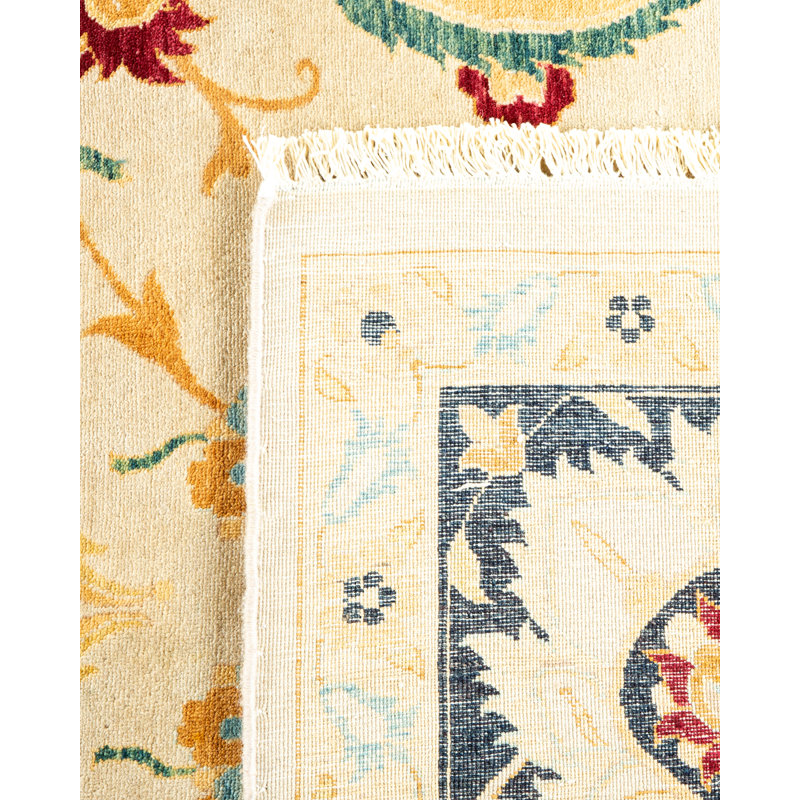 Classic One-of-a-Kind 6' 3" X 12' 6" Hand Knotted Area Rug