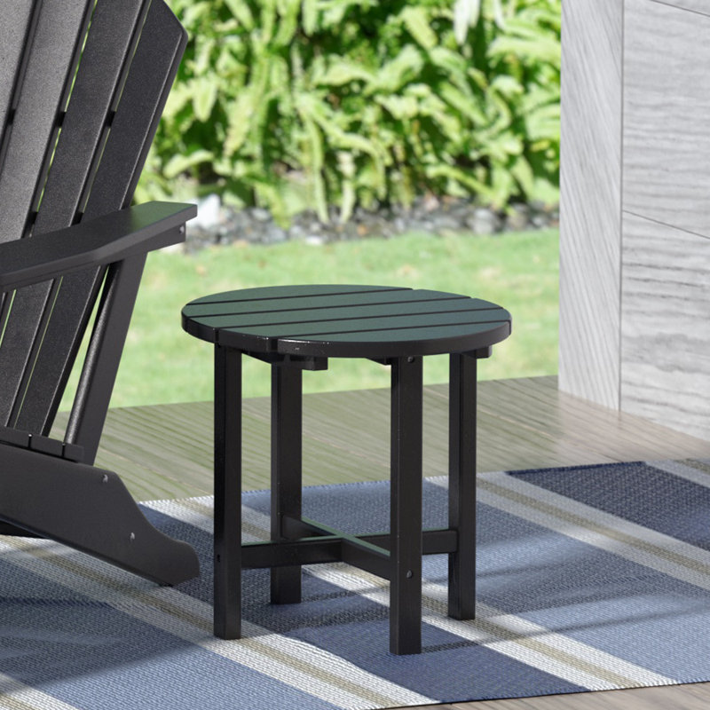 Table d'appoint d'extérieur Geoff Adirondack, Noir