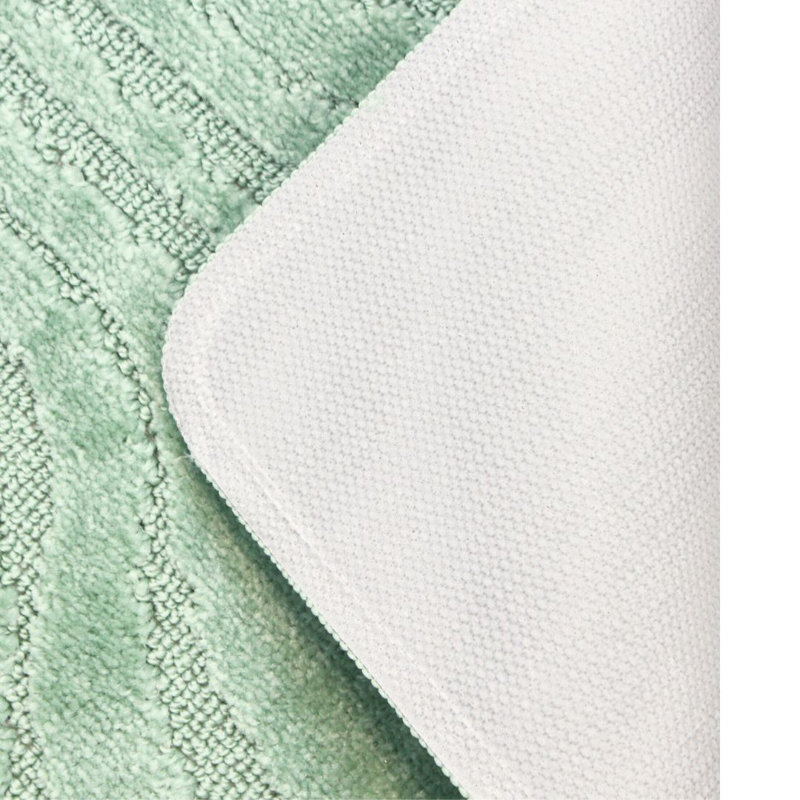 Polypropylene Plastic Bath Mat, Sage Green