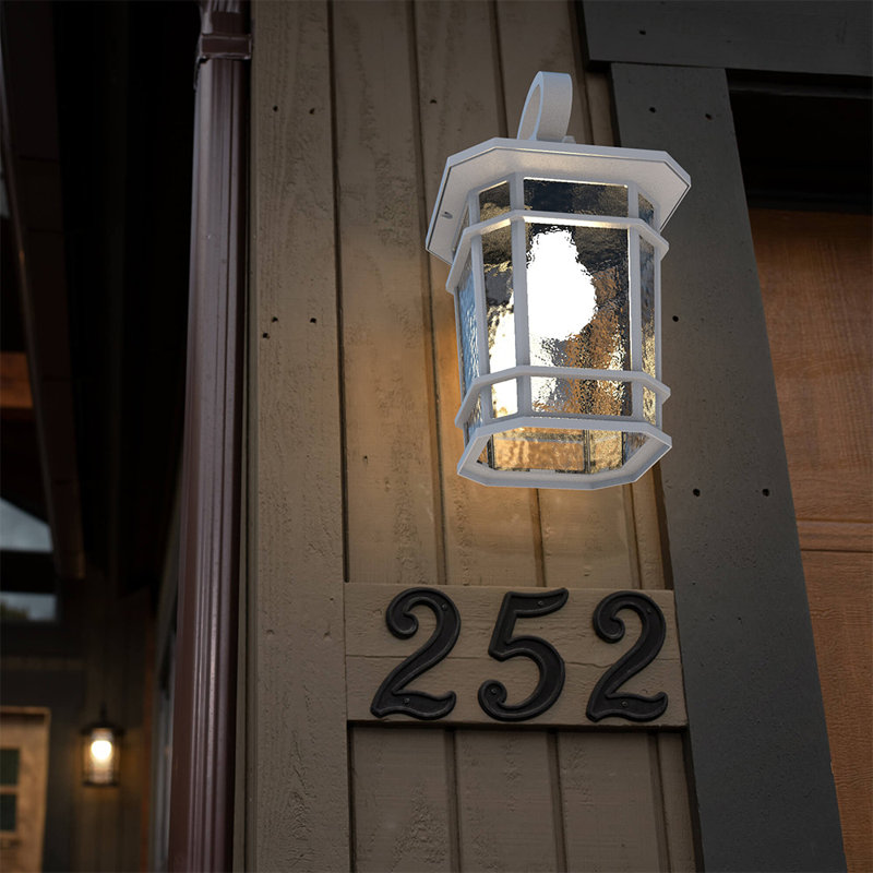 KODA Outdoor LED Wall Lantern, White