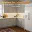 L'éclairage à DEL sous l'armoire de 12 W 5 cct s'adapte aux armoires de 18 pouces, ultra-minces pouvant être reliées sous un comptoir