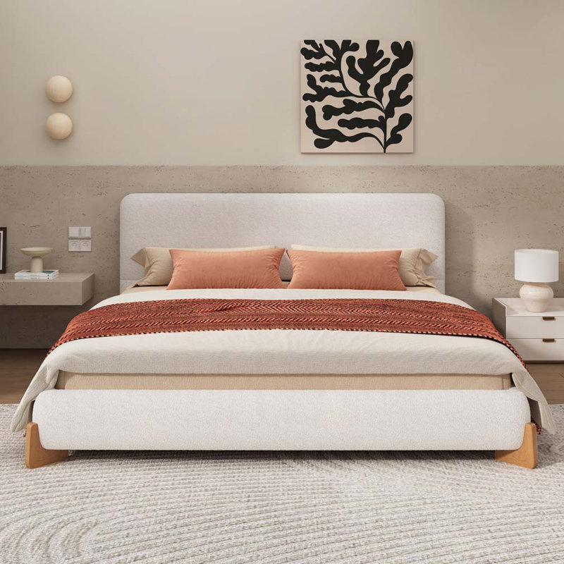 Lit tapissier Boucle