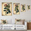 Art victorien rétro rose sur toile rose II-87363106-87363113