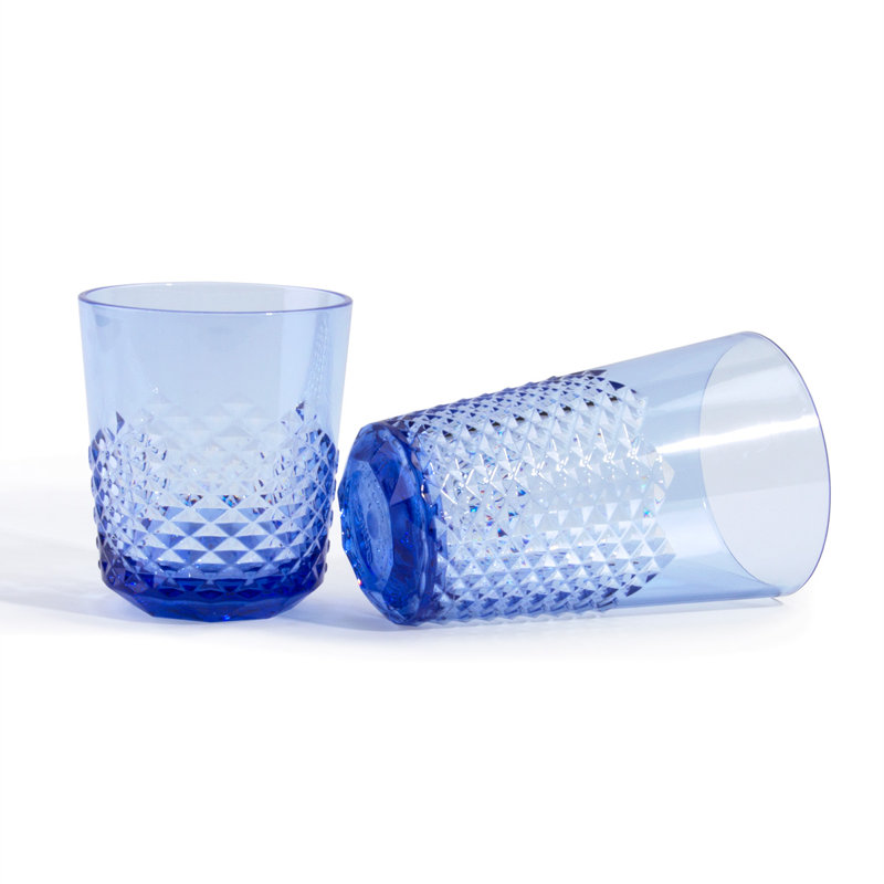 24oz. Acrylic Highball Glass Set, Multi Color