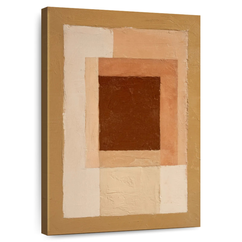 Earthy Nested Rectangles Dominguez, 24" H x 16" W