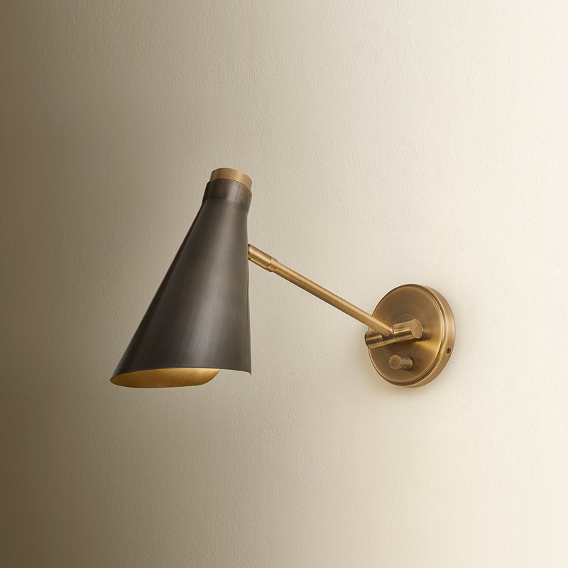 Andersen Wall Sconce, Patina Brass/Bronze
