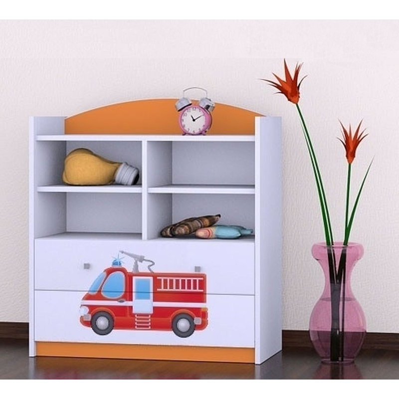 India 96cm H X 86cm W Kids Cube, Orange
