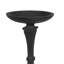 Porte-bougie Mimo, cadre en fer sculpté noir antique 11 pouces-122772631